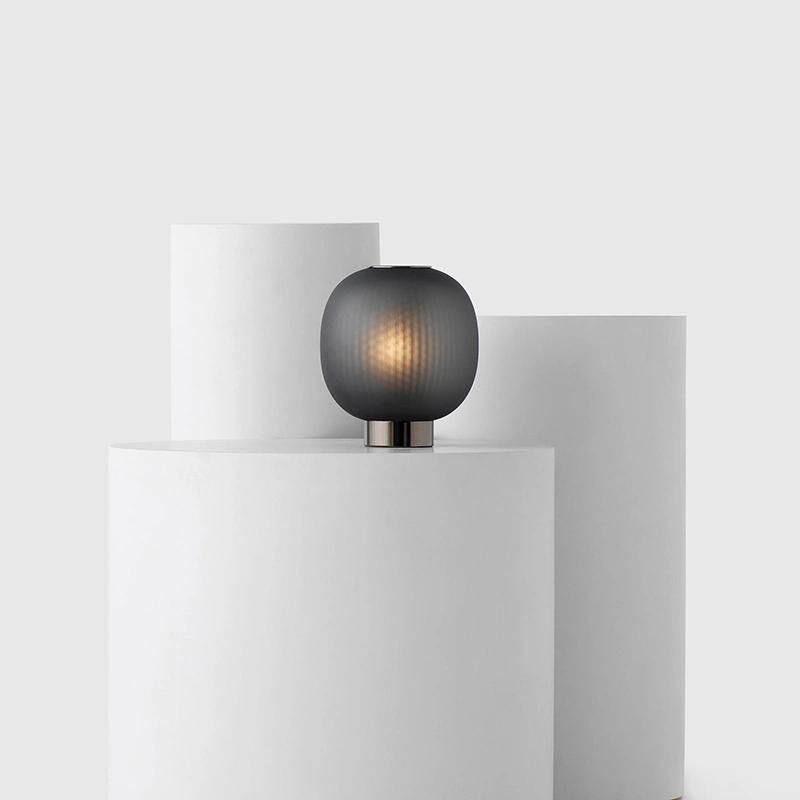 Black White Shade Bulb Table Lamp Reading Light Bedside Lamp