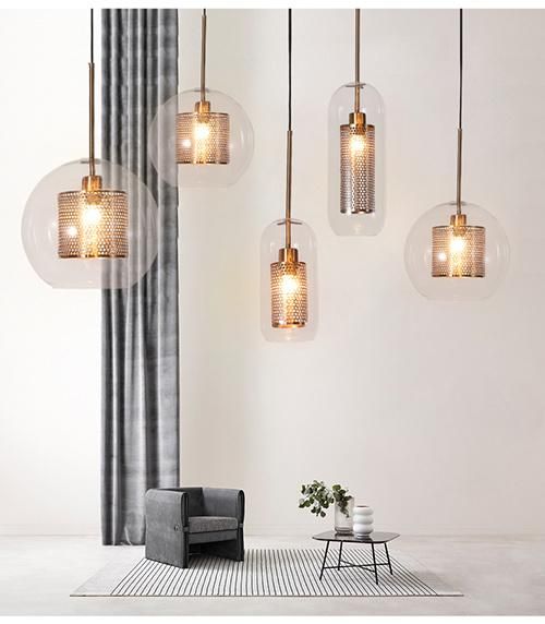 Modern Pendant Lamp for Home Lighting with Glass to Restaurant Decoration Lamp