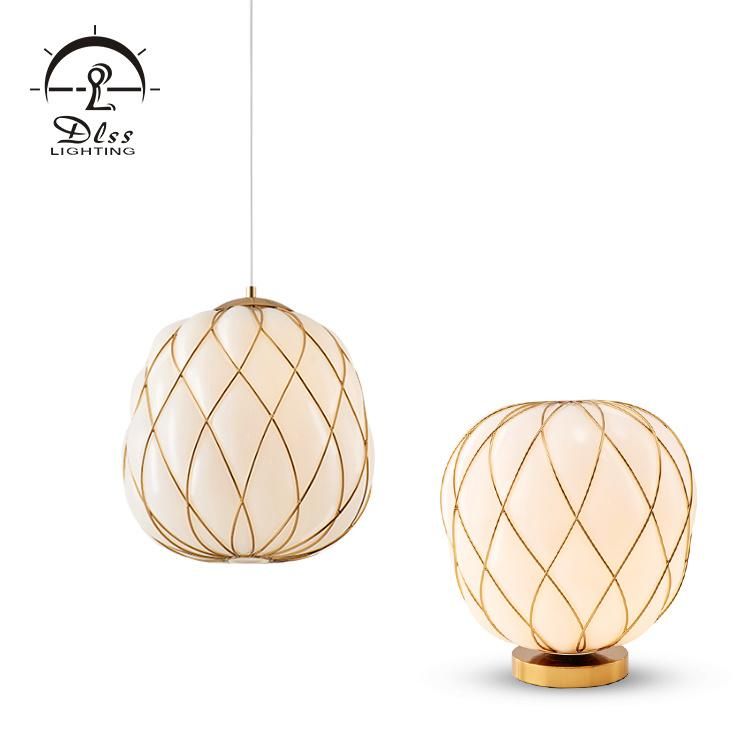 Modern Design Clear Glass Hanging Lamp Decorative Pendant Lighting