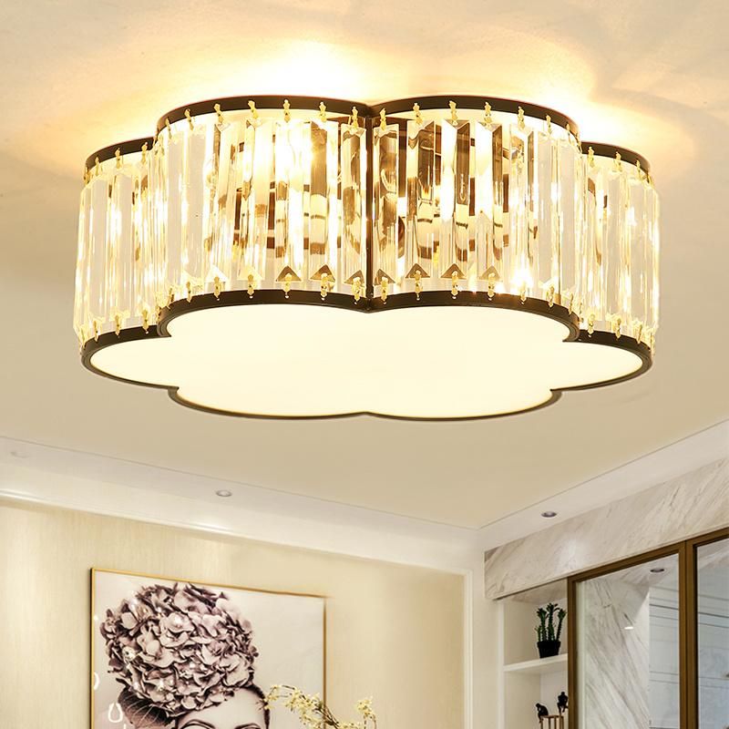 Modern Fashion Designer Black Gold LED Ceiling Art Deco Suspended Chandelier (WH-CA-97)
