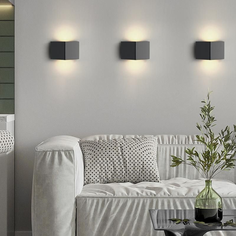 Simple and Modern Bedroom Bedside Light Corridor LED Background Wall Lamp
