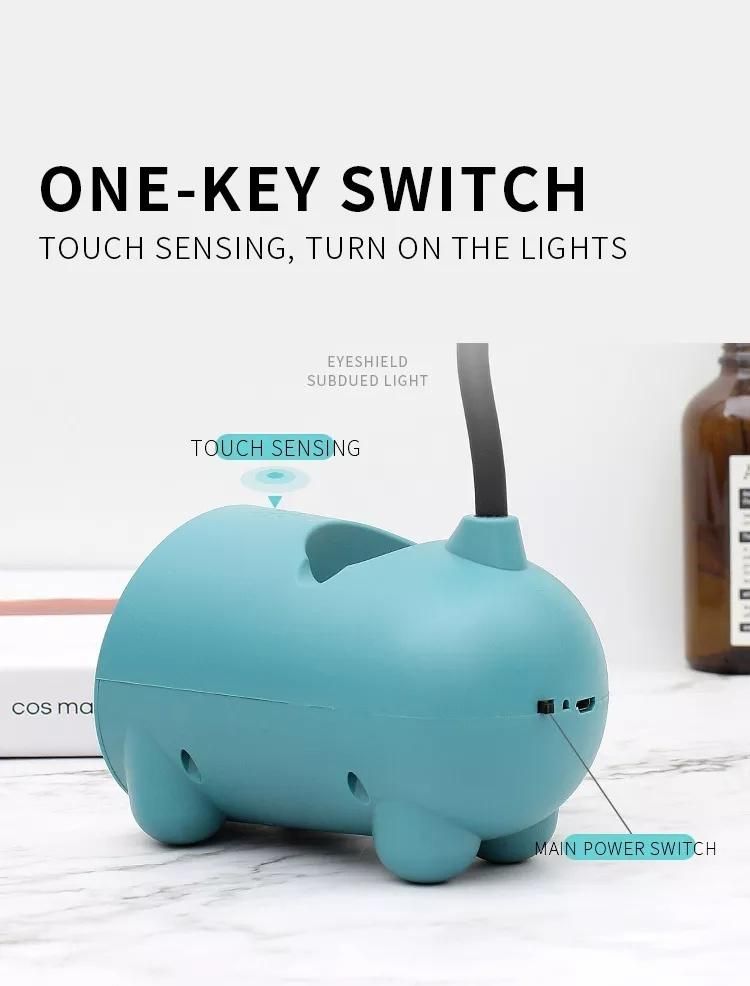 Amazon Lighting Student Desktop LED Reading Touch Switch USB Charging Small Night Light