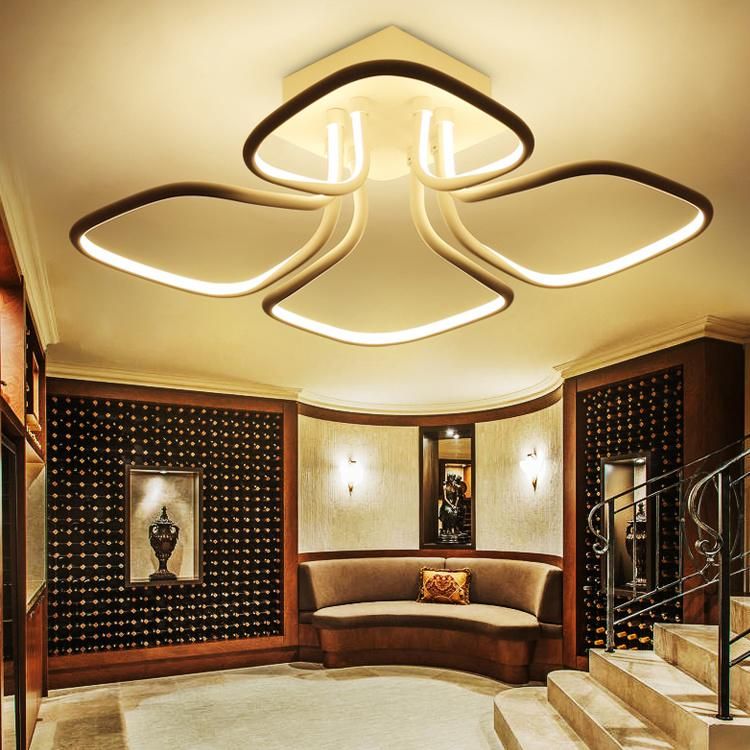 2021 New Style Acrylic Aluminum Metal Living Room Modern Lightings