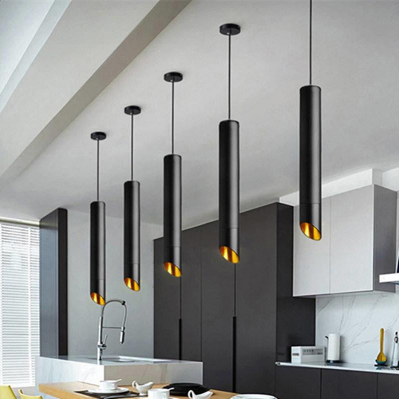 Loft Pendant Lamp Dimmable LED for Kitchen Bar Living Room Nordic Chandelier Lighting (WH-VP-94)