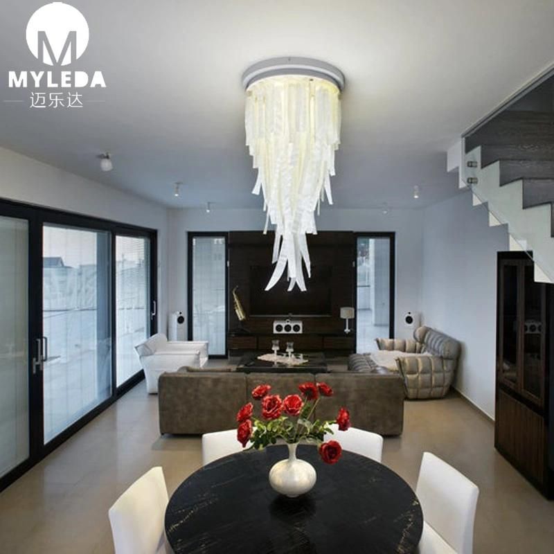 Modern Stair Duplex Decoration Handing Lamp LED Pendant Light Lighting Chandelier