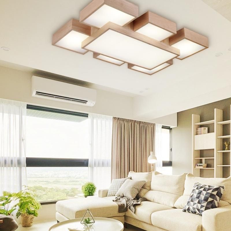 Dark Wood Ceiling Light Fixtures for Indoor Home Lighting Fixtures Wh-Wa-05