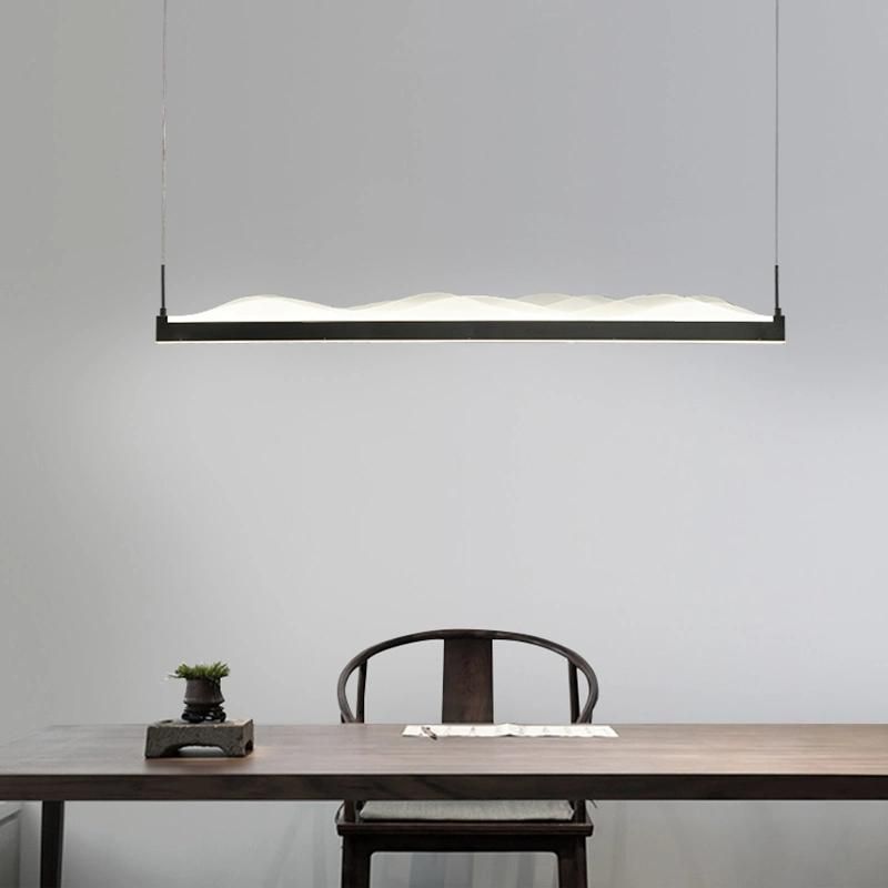 Simple Style Concise Linear Pendant Lamp Restaurant Bar Lamp Office Lamp