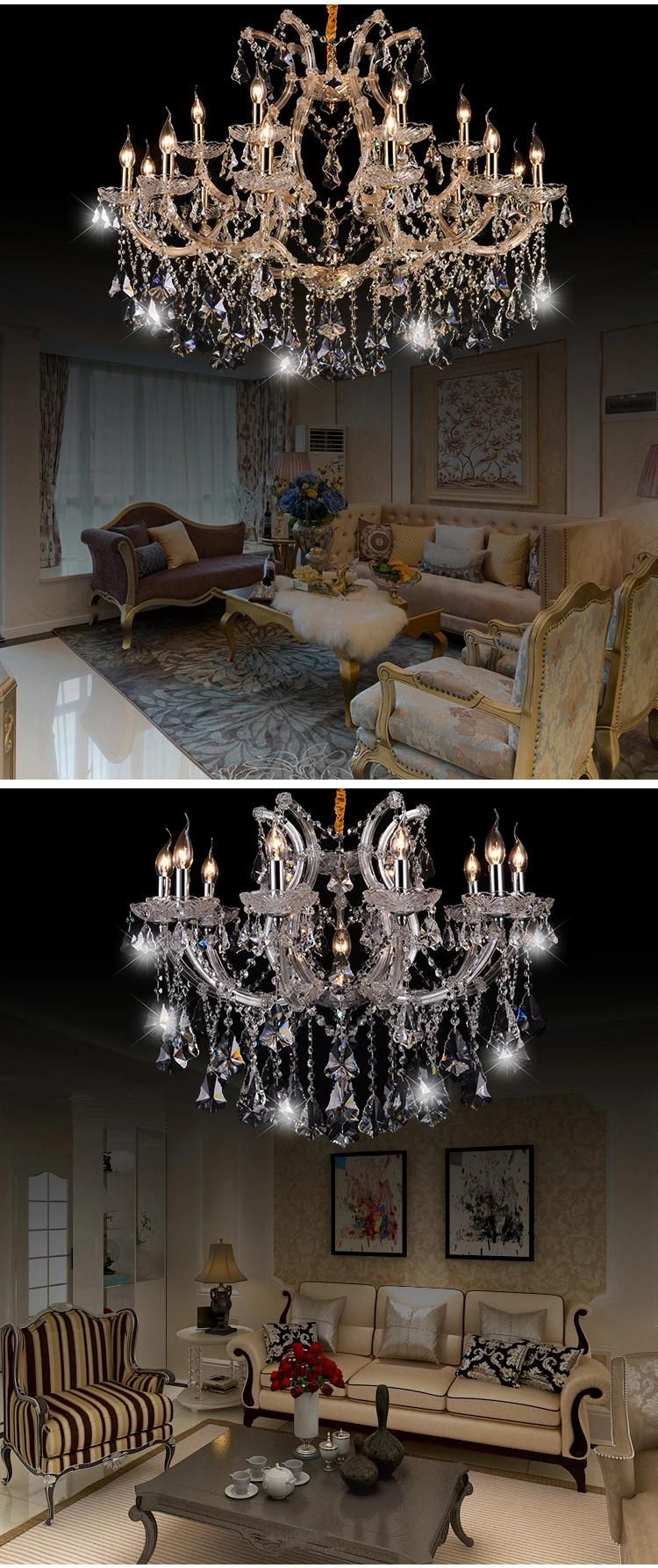 European Style Hotel Lobby Business Center Custom Project Luxury LED Chandelier Light