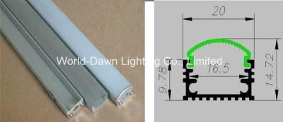 Excellent Heat Dissipation Aluminium Profile with PC Cover for LED Strip Light)