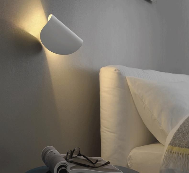 Personality Rotatable Wall Lamp for Bedroom Corridor Aisle Bedside Wall Light