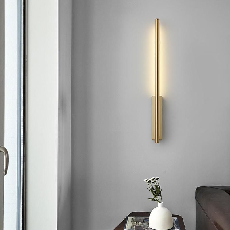 Minimalist Line Wall Lamp Hotel Living Room Bedside Corridor Art Deco Wall Light