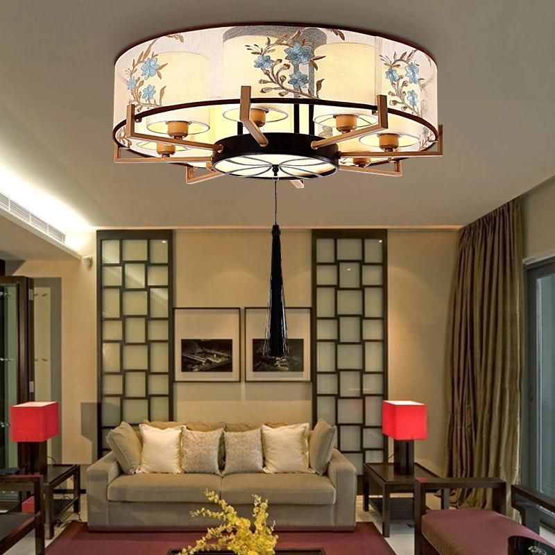 Zhongshan Factory China Style LED Panel Chandelier Pendant Lamp Ceiling Lights for Living Room