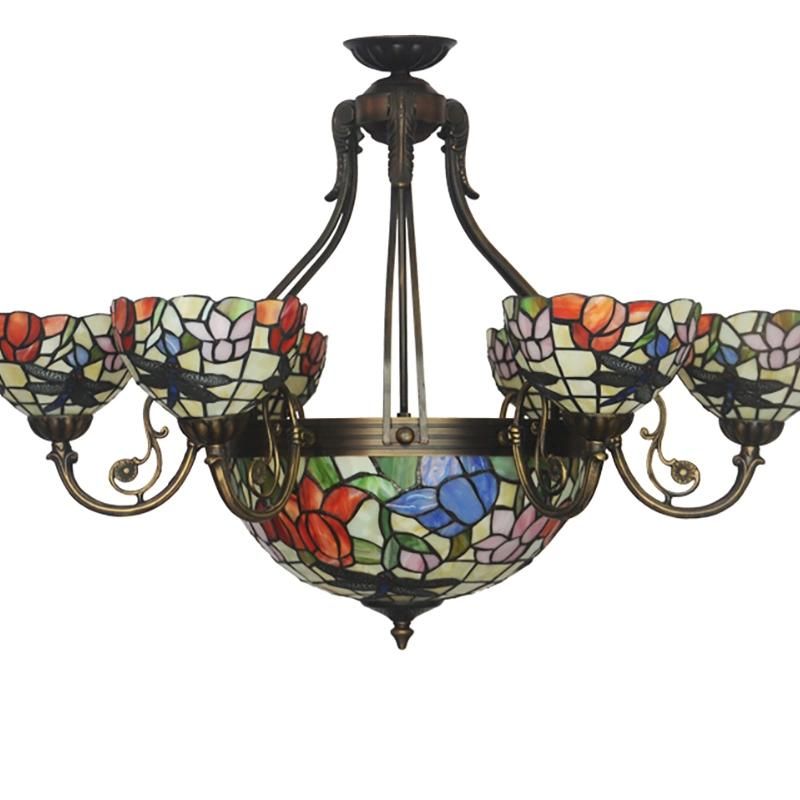 Butterfly LED Chandelier Hand-Made Retro Living Room Pendant Lamp
