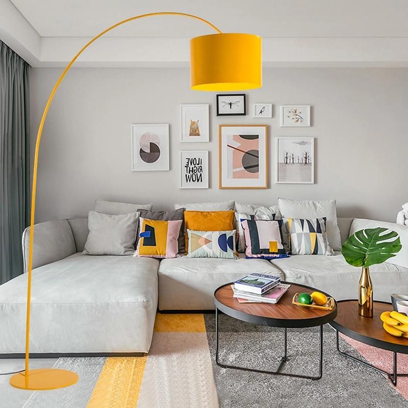 Living Room Floor Lamp Nordic Modern Exhibition Hall Fishing Floor Lamp