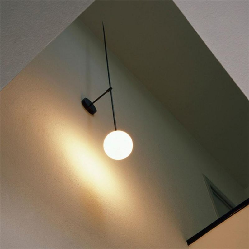 Glass Ball Wall Light Sconce Living Room Bedroom Bedside Linear Wall Light (WH-VR-20)