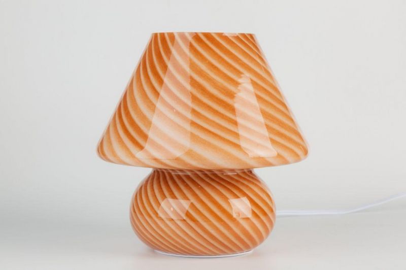 Murano Mini Glass Mushroom Lamp