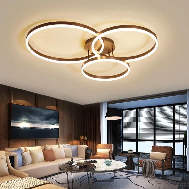 Chandelier Luxury Double Bedroom Fashion Display Wheel LED Chandelier Light