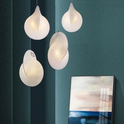 Italian Style Silk Lamp Living Room Lamp Personality Pendant Light Room Exhibition Hall Suspension Lamp (WH-AP-201)