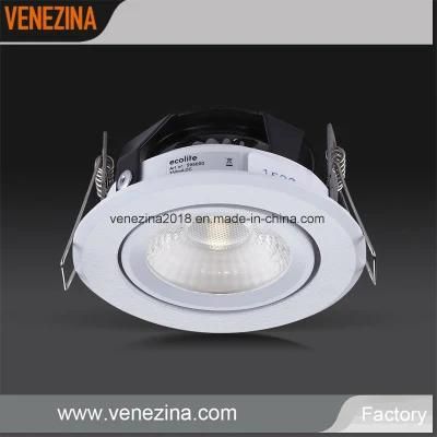 High Quality 6W Recessed Ceiling Light Economy Good Price Aluminium Housing LED Downlight with 5 Years Warranty