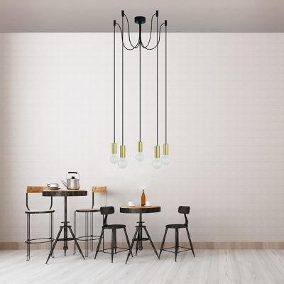 Vintage Edison Multiple Ajustable DIY Ceiling Spider LED Light Pendant Lighting