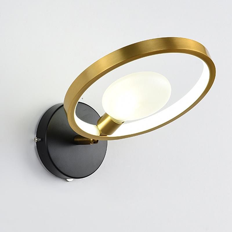 Simple Dining Room Corridor Creative Personality Circle Light Luxury Wall Lamp