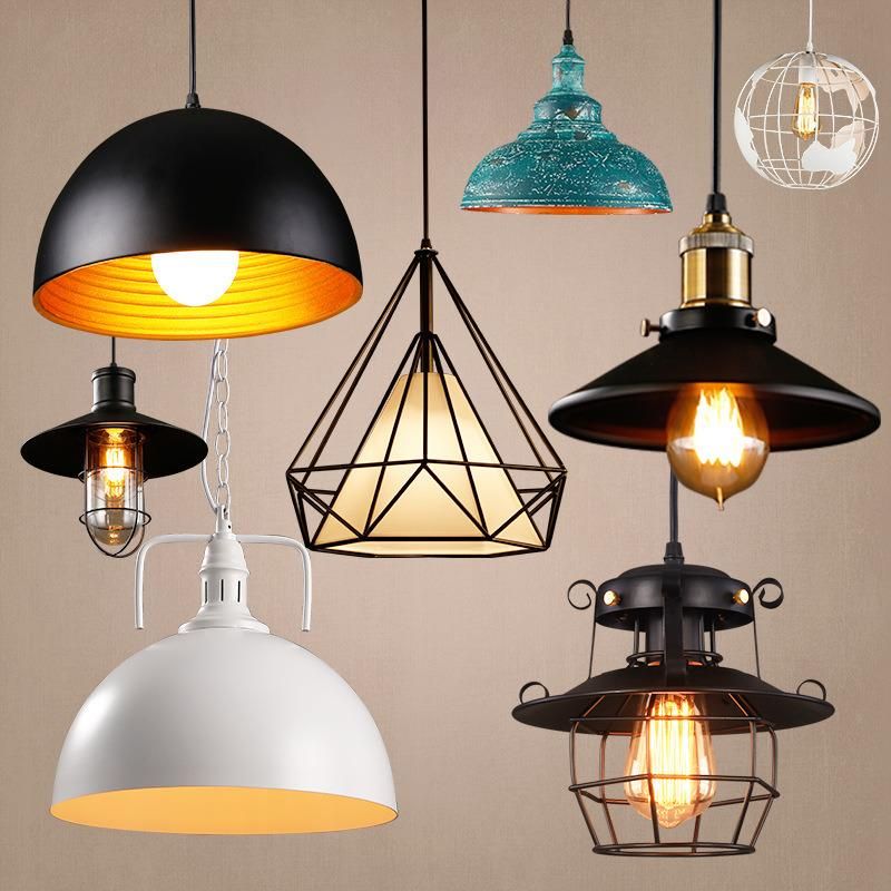 Indoor Hanging Pendant Lighting Pendant Lanparas De Commercial and Communist Shop Industrial LED Lamp for Hanging