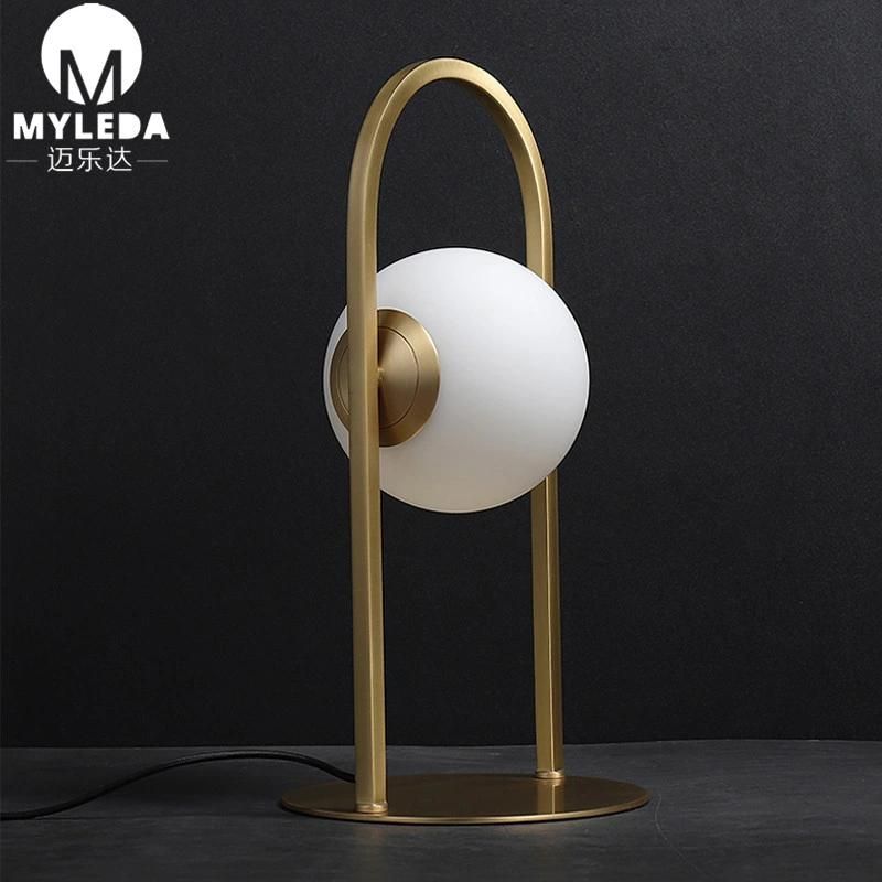 Modern Decorative Steel Bedside Table Light