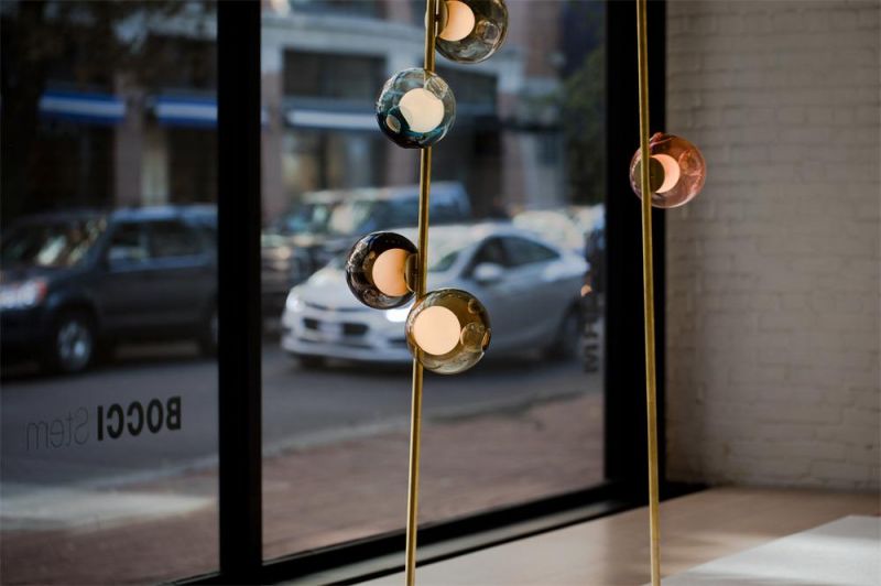 2022 Indoor Decor Glass New Design Milky White Floor Lamp