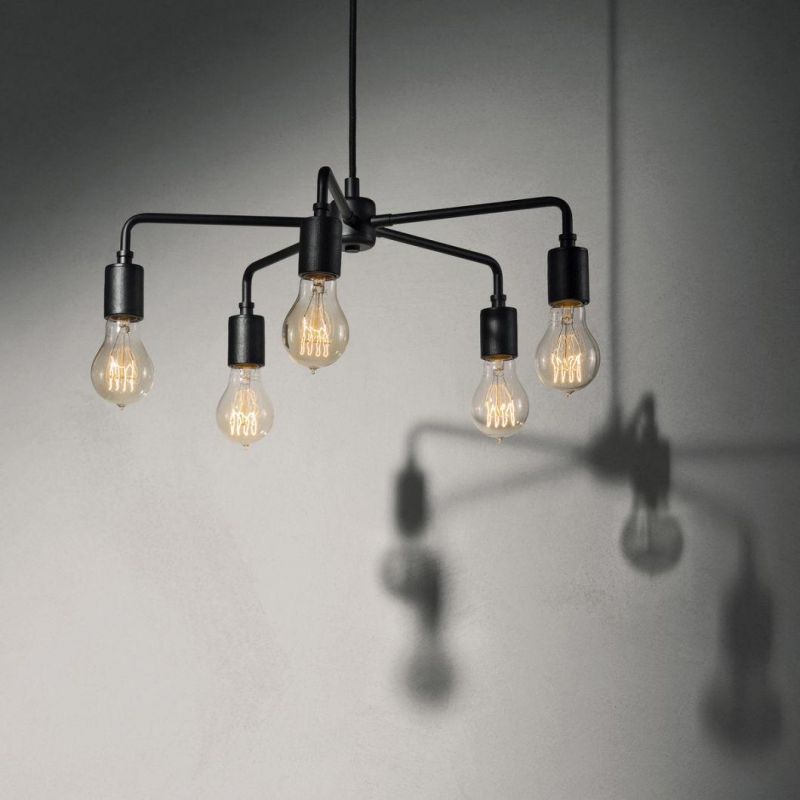 Brass Stainless Steel Industrial Retro LED Bulb Pendant Lighting