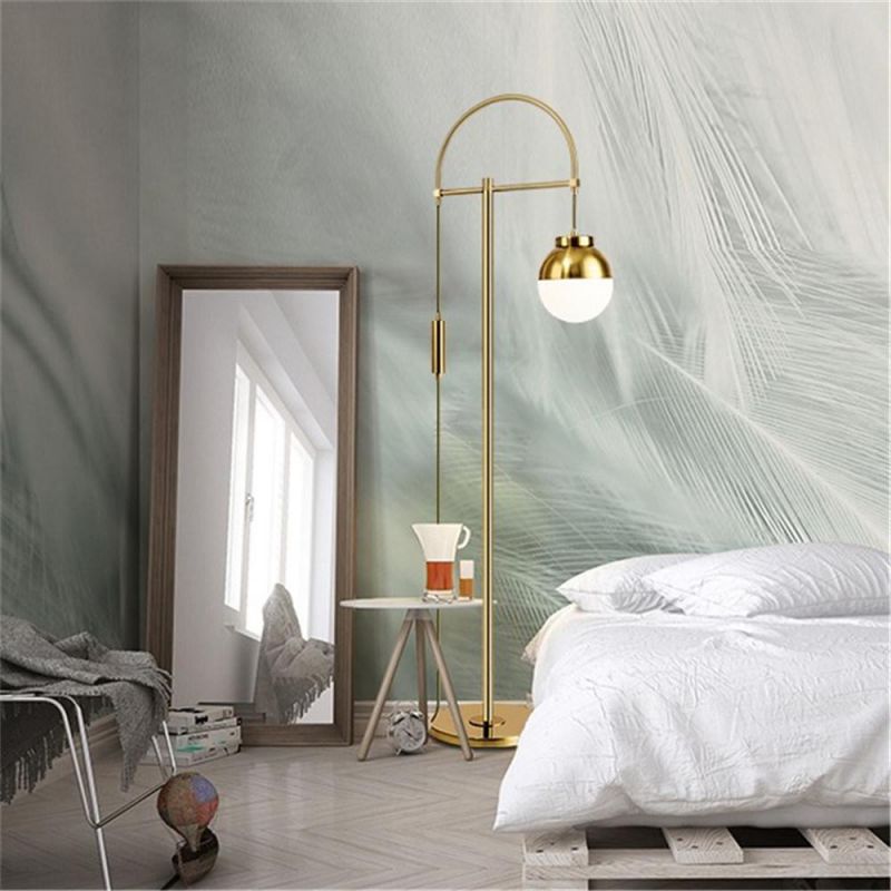 Simple Bedroom Bedside Standing LED Lamp