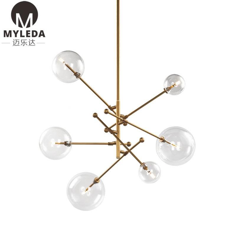 Decoration Glass Ball LED Pendant Chandelier Lighting for Home