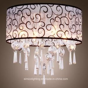 Acrylic Fabric Lamp Shape Crystal Ceiling Lights Em4750-5L