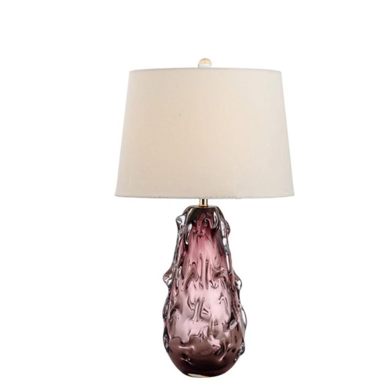 Designer Crystal Table Lamp Living Room Home Decor Table Lights Modern Simple Bedroom Bedside Lamp Parlor Glass Lights Fixtures