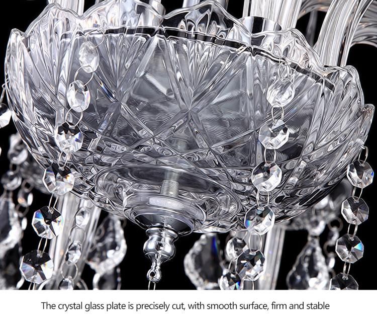 New Design Light Hotel Decorative Modern Luxury Custom Crystal LED Chandelier Lamp