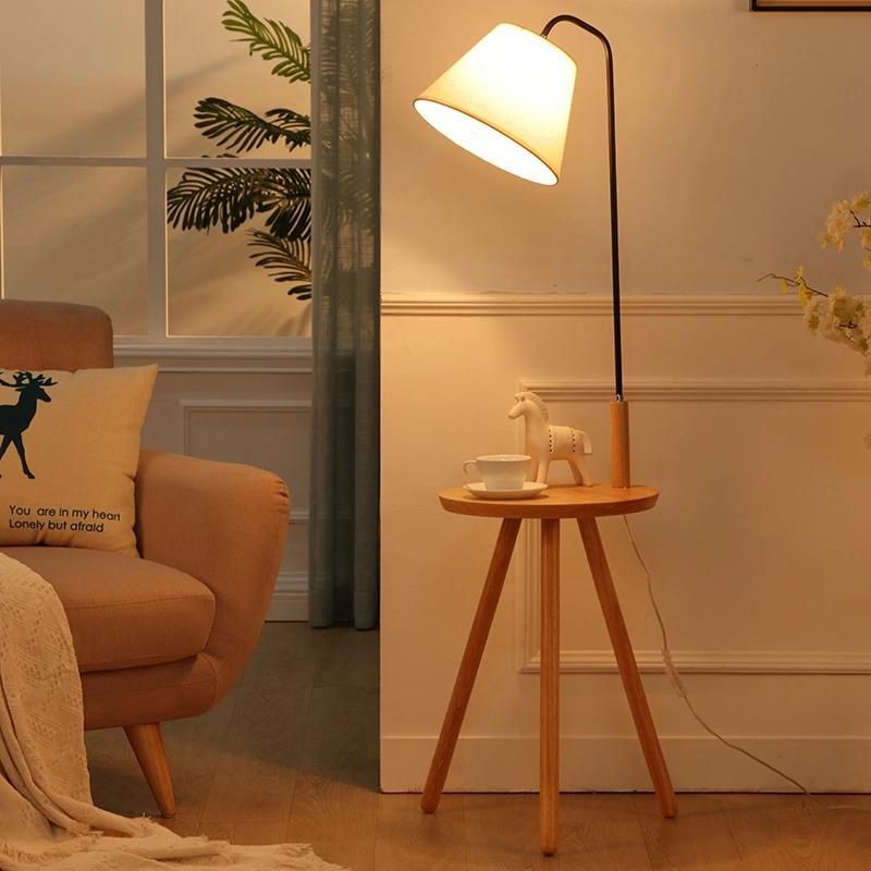 Portable White Lampshade Table Lamp Floor Lamp Bedside Lamp LED