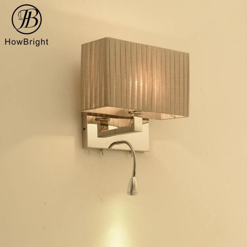 How Bright Modern LED Wall Light E27 Chrome Indoor Lighting Wall Lamp for Home Living Room Hotel