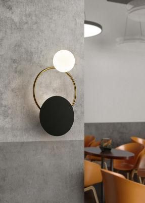 Modern Simple Circular LED Wall Lamp Chandelier Wall Art Modern Curved Wall Light 50.40