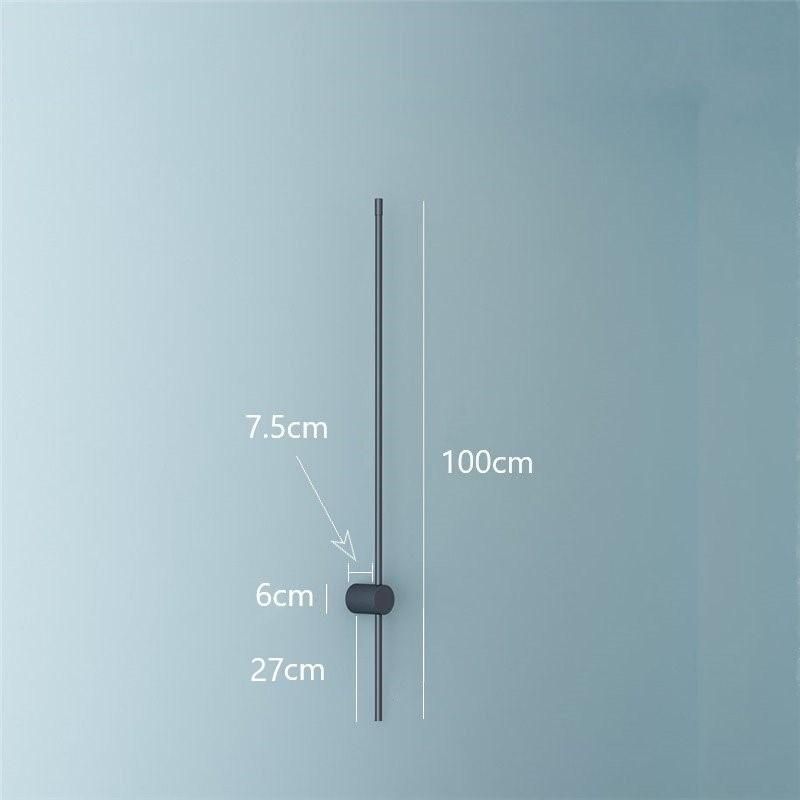 Simple Geometric Lines LED Wall Lamp Nordic Minimalist Living Room Home Decor Sofa Background Wall Light Bedroom Bedside Lamps
