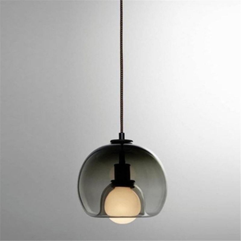 Restaurant Glass Pendant Lights Stair Porch Bedroom Bedside Light Fixtures Dining Room Designer Creative LED Hanging Lamp