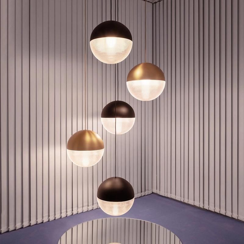 Modern Pendant Lights LED Glass Ball Bedroom Bedside Nordic Hanging Lighting (WH-GP-47)