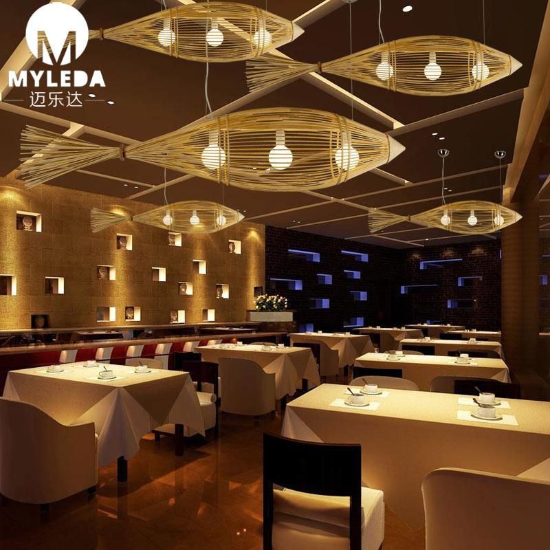 Fish Shape Pendant Hotel Decorative Lighting