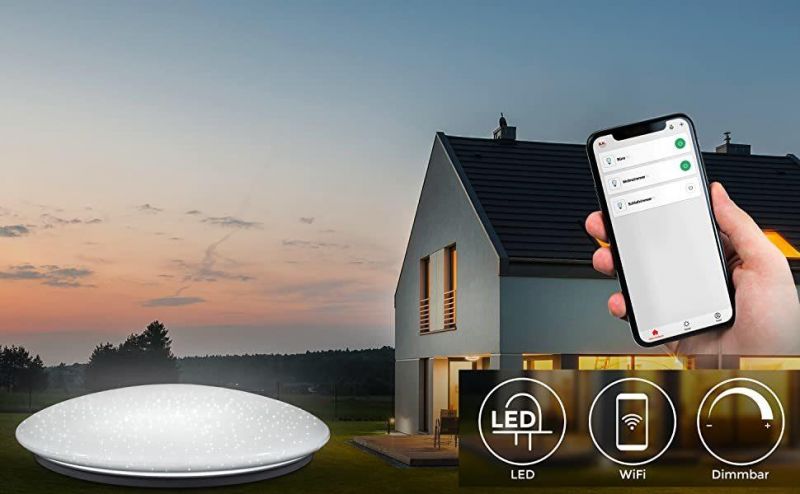 LED Smart Ceiling Smart Home Lighting Tuya WiFi Smart LED Ceiling Light