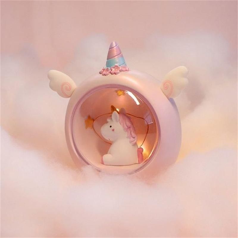 Unicorn Night Lights Room Decorations Tables Decorated with Star Lights