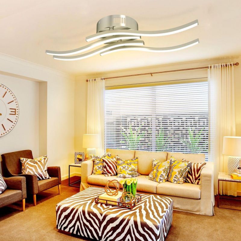 LED Ceiling Lights for Living Room 12W 18W 24W Warm Cold White Modern Design Lighting Lamp Bedroom Decoration Furnitur Dining