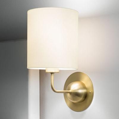 Modern Design Brass Mounted Bedroom Wall Lamp