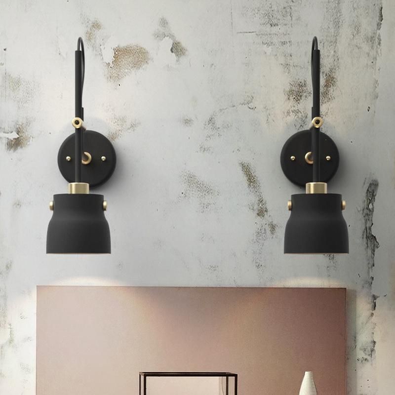 Modern Sconce Lighting Wall Mounted Bedroom Bedside Wall Light Black Wall Sconce (WH-OR-212)