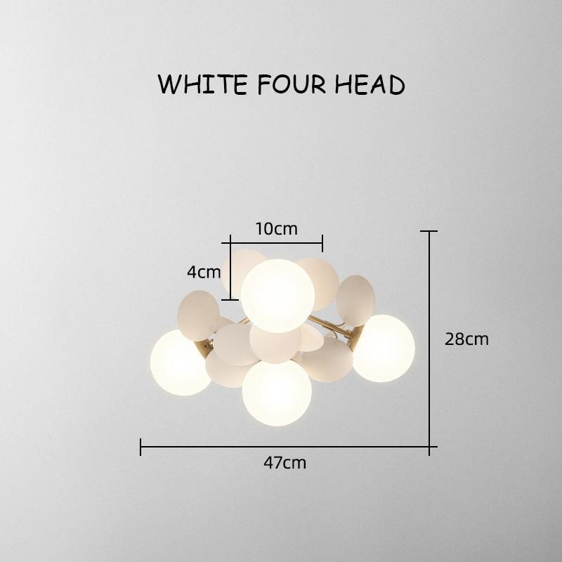 Modern Nordic LED Ceiling Lamp Living Room Kitchen Bedroom Hallway Scandinavian Low Ceiling Light (WH-MA-196)