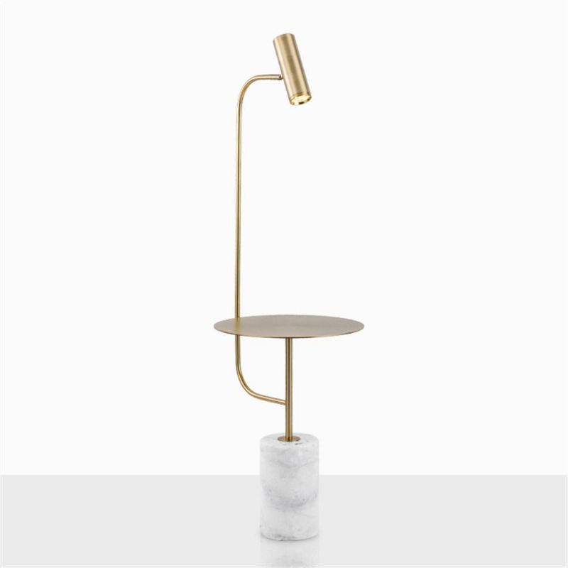 Hotel Decoration LED Marble Base Floor Lamps