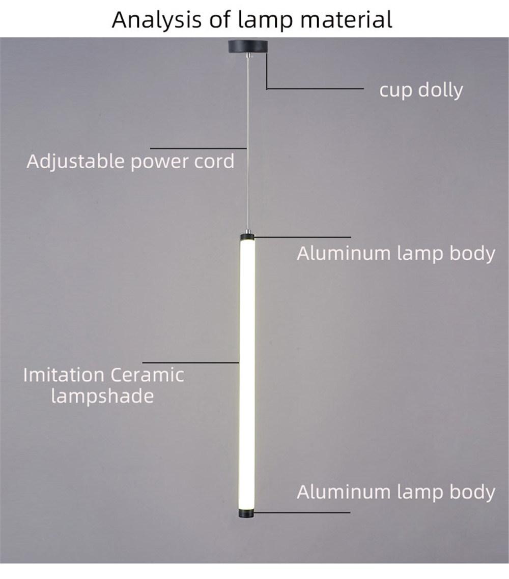 Modern LED Stair Chandelier Hanging Lamp