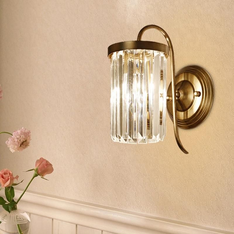 Living Room Wall Lamp Bedroom Bedside Mirror Headlight Stair Corridor Crystal Bedside Light